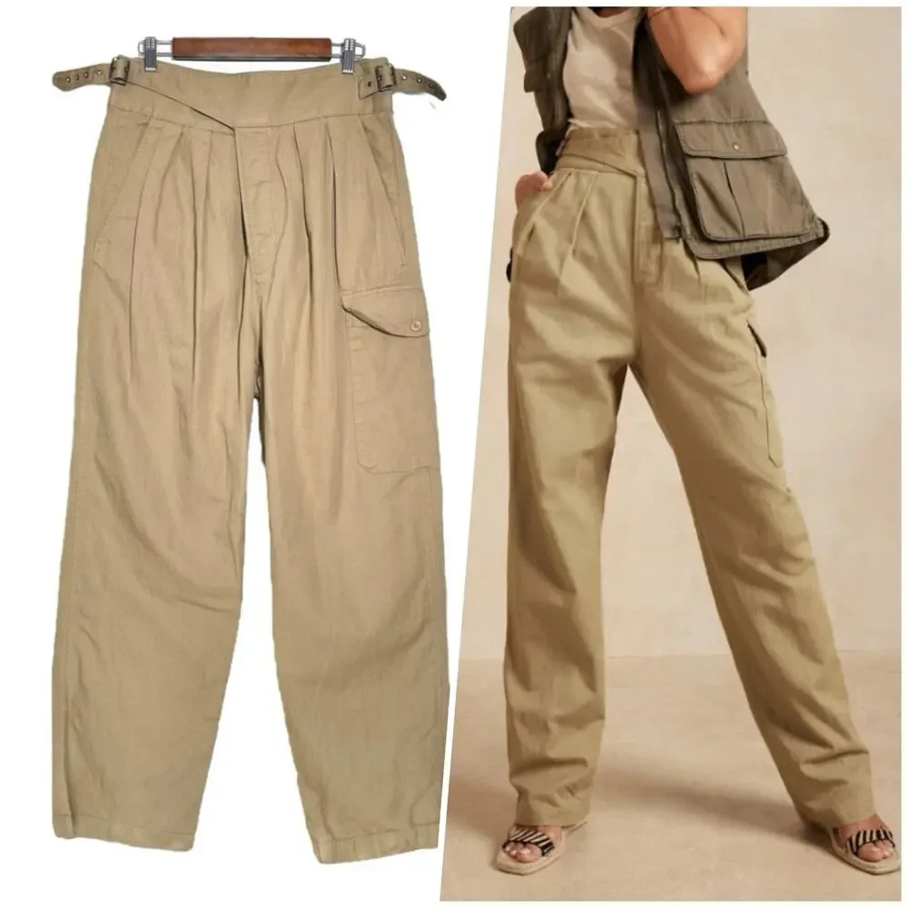 Banana Republic | Women | Heritage Explorer High Waist Pleated Cargo Pants | 12